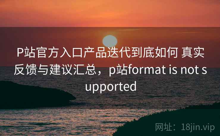 P站官方入口产品迭代到底如何 真实反馈与建议汇总，p站format is not supported