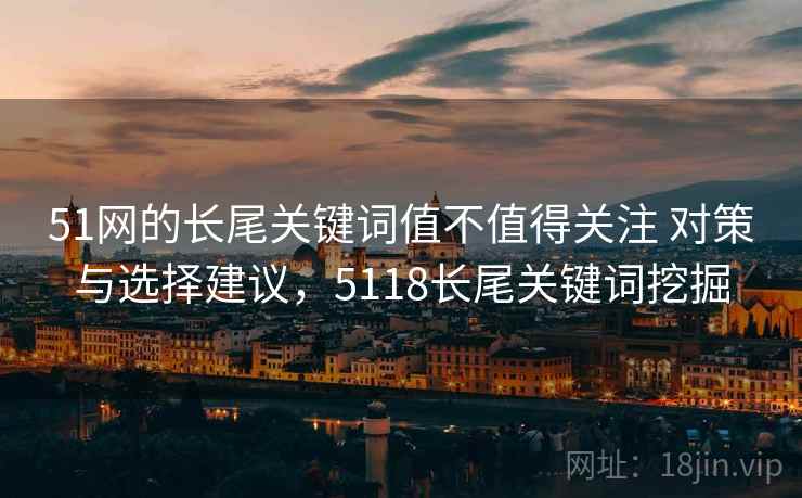 51网的长尾关键词值不值得关注 对策与选择建议，5118长尾关键词挖掘