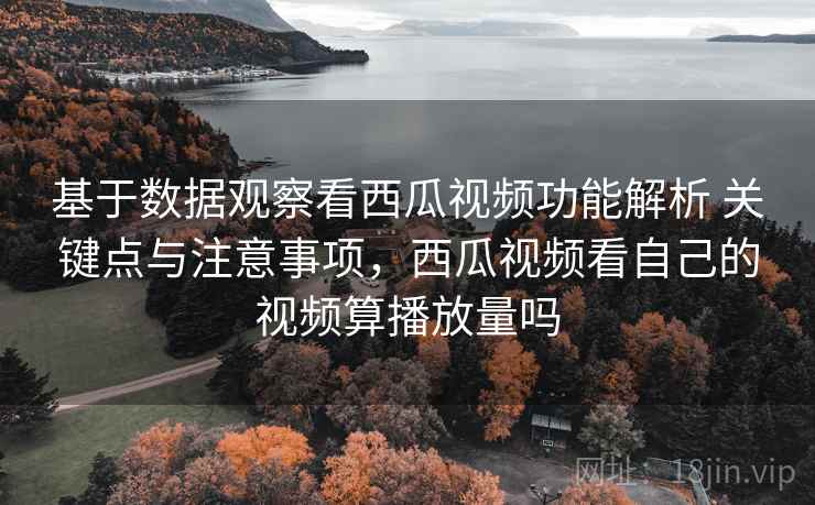 基于数据观察看西瓜视频功能解析 关键点与注意事项，西瓜视频看自己的视频算播放量吗