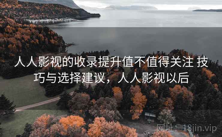 人人影视的收录提升值不值得关注 技巧与选择建议，人人影视以后